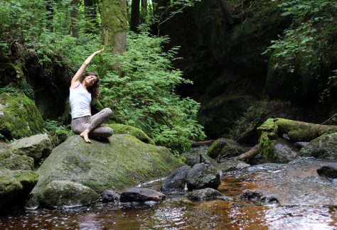 Yoga und Wandern